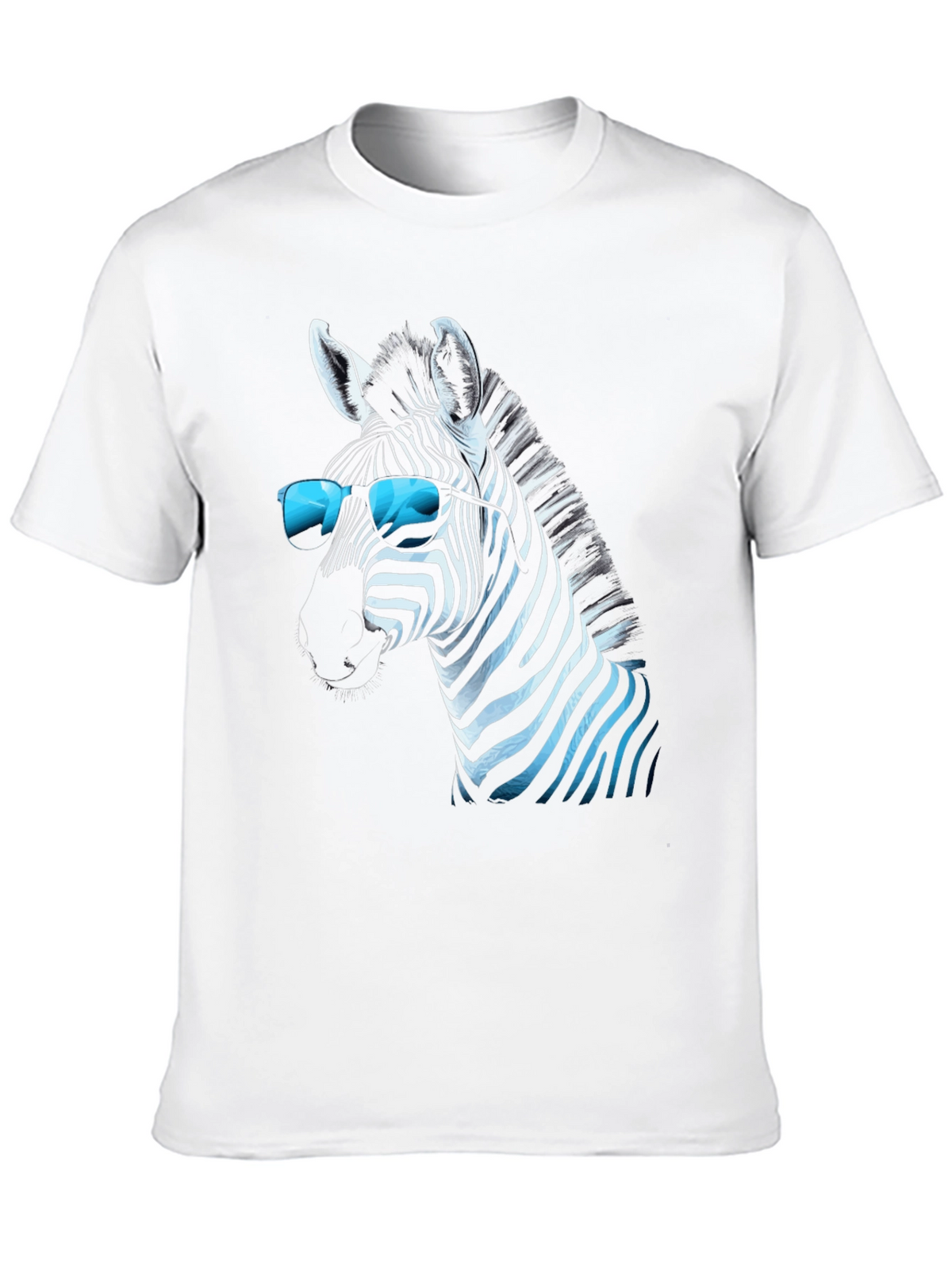 Cool Zebra Graphic T-Shirt