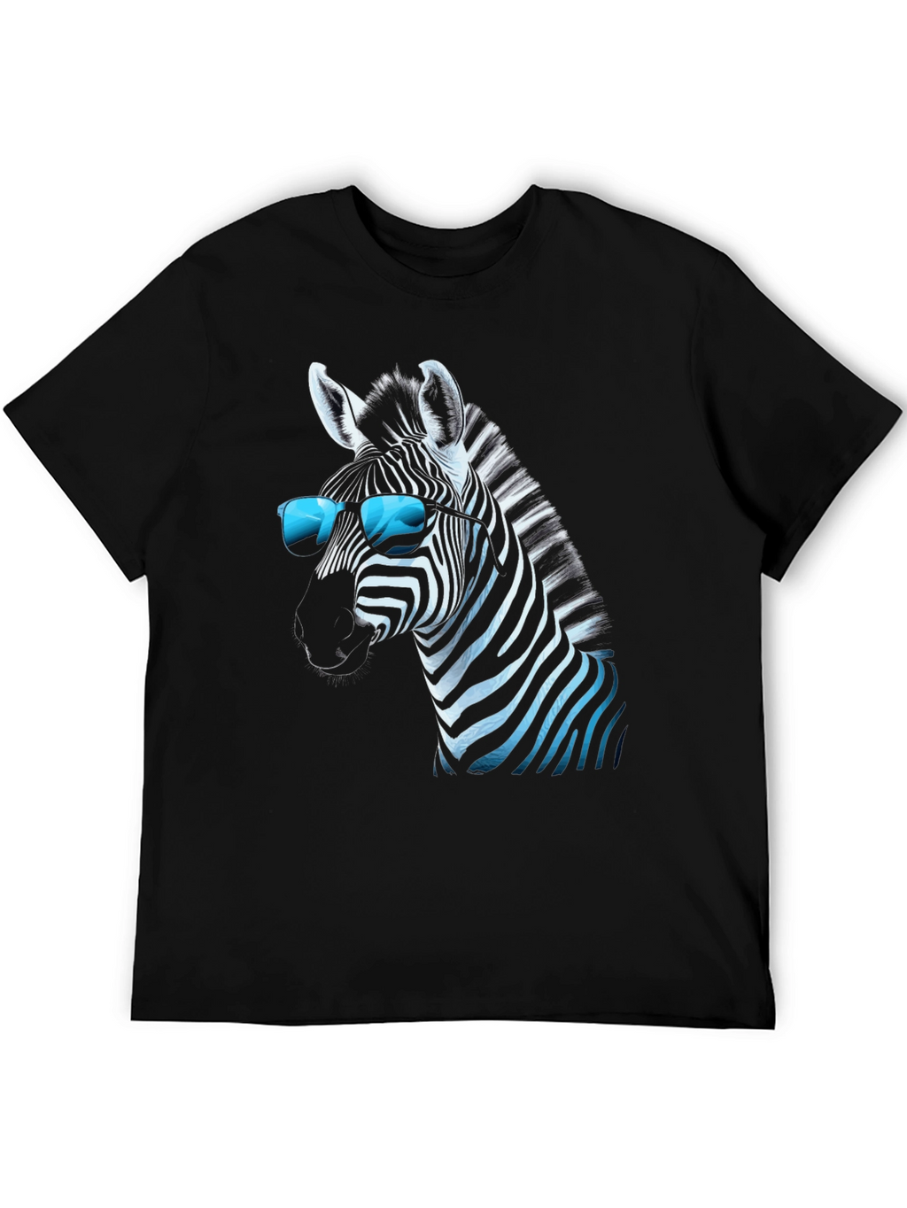 Cool Zebra Graphic T-Shirt