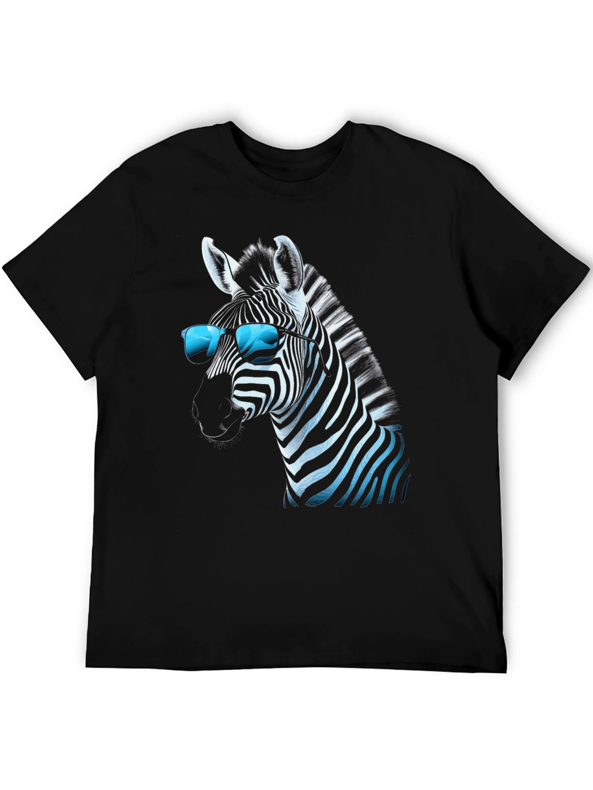 Cool Zebra Graphic T-Shirt