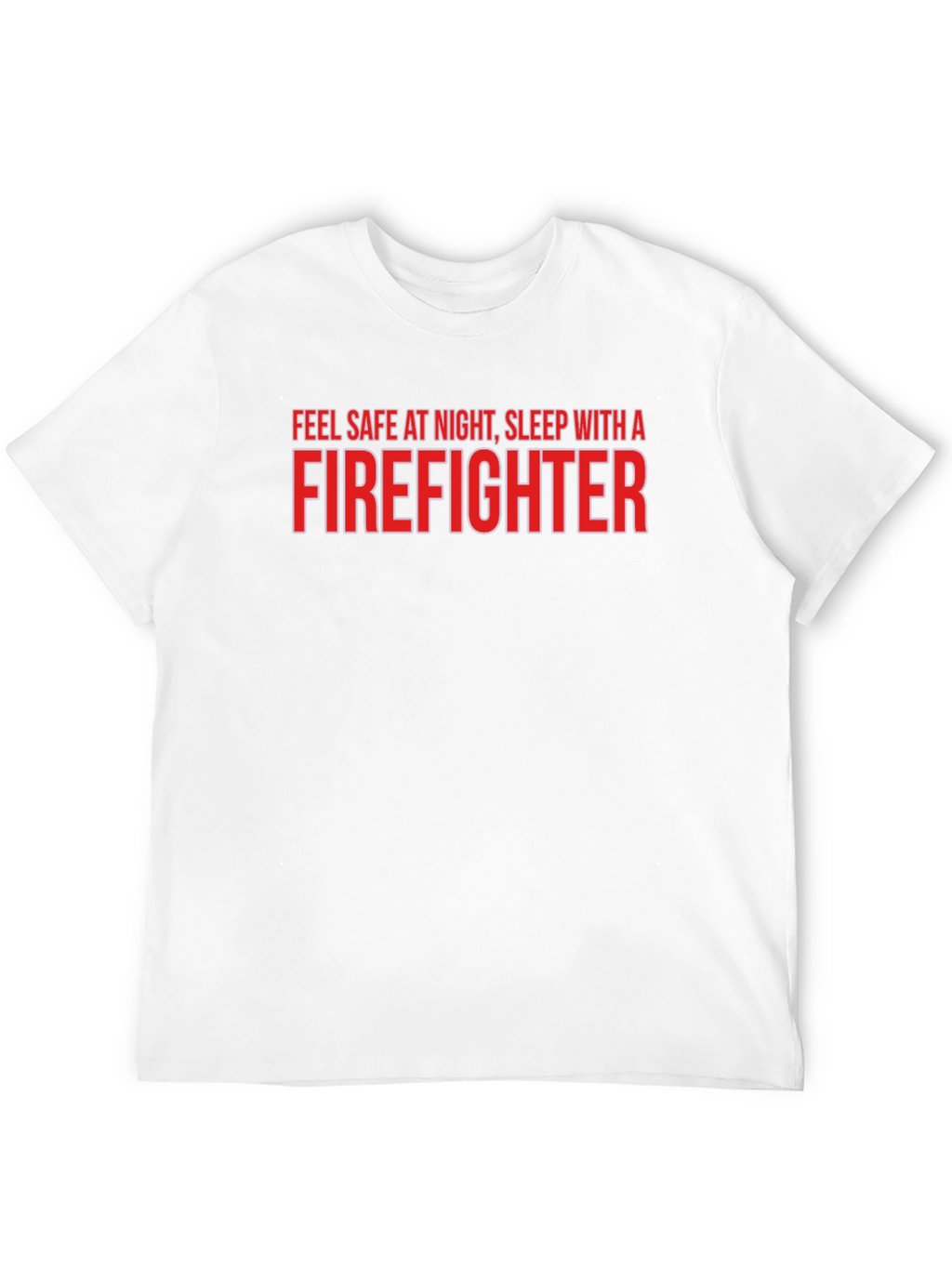 Firefighter Slogan Graphic Tee - Black