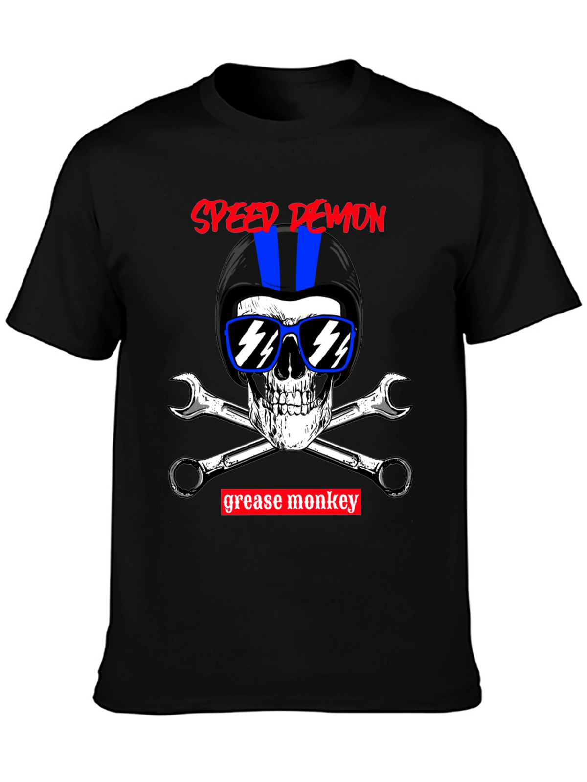 Speed Demon Grease Monkey Biker T-Shirt