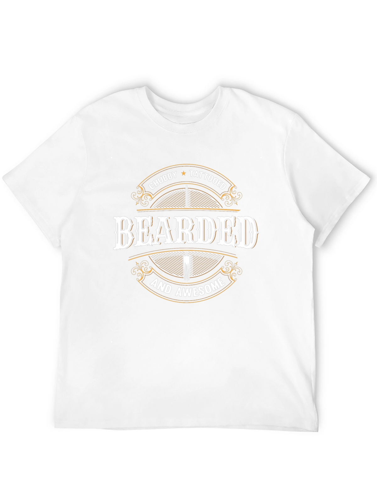 Bearded Chubby Tattooed Awesome T-Shirt