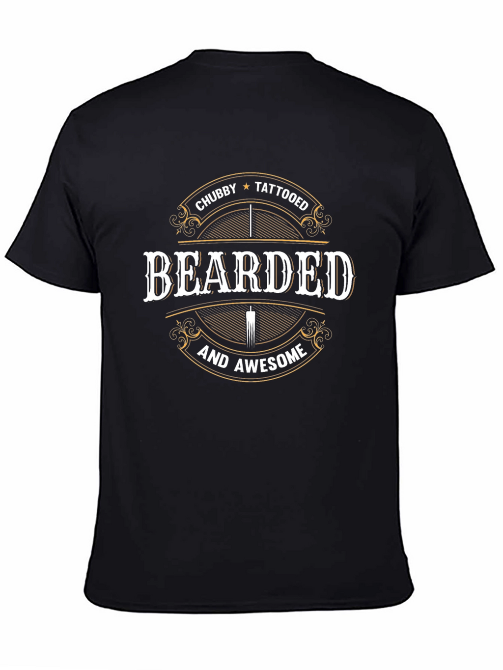 Bearded Chubby Tattooed Awesome T-Shirt
