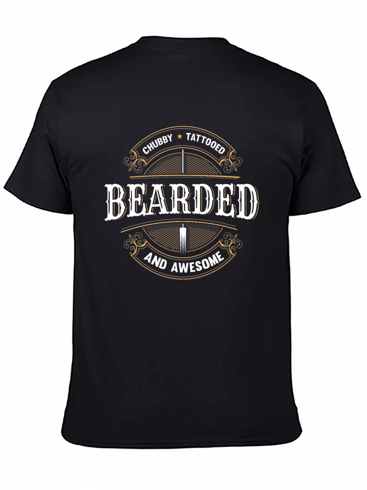 Bearded Chubby Tattooed Awesome T-Shirt