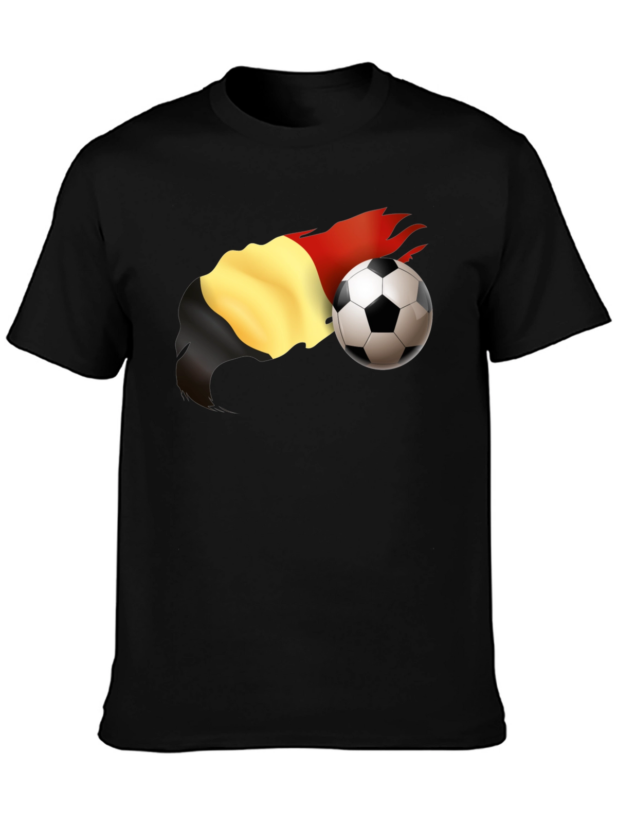 Belgium Soccer Fan T-Shirt - Black