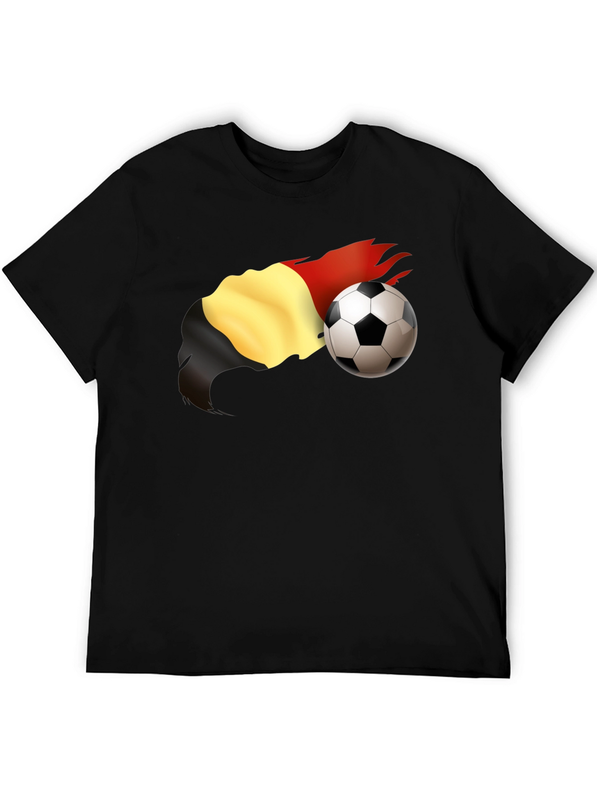 Belgium Soccer Fan T-Shirt - Black