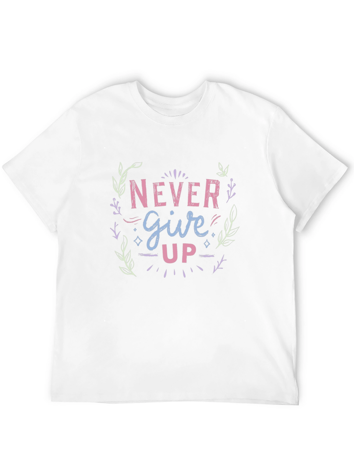 Never Give Up Graphic T-Shirt