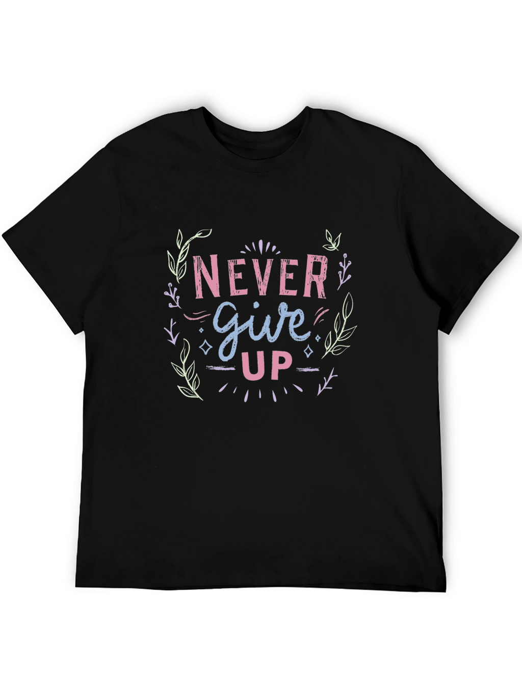 Never Give Up Graphic T-Shirt