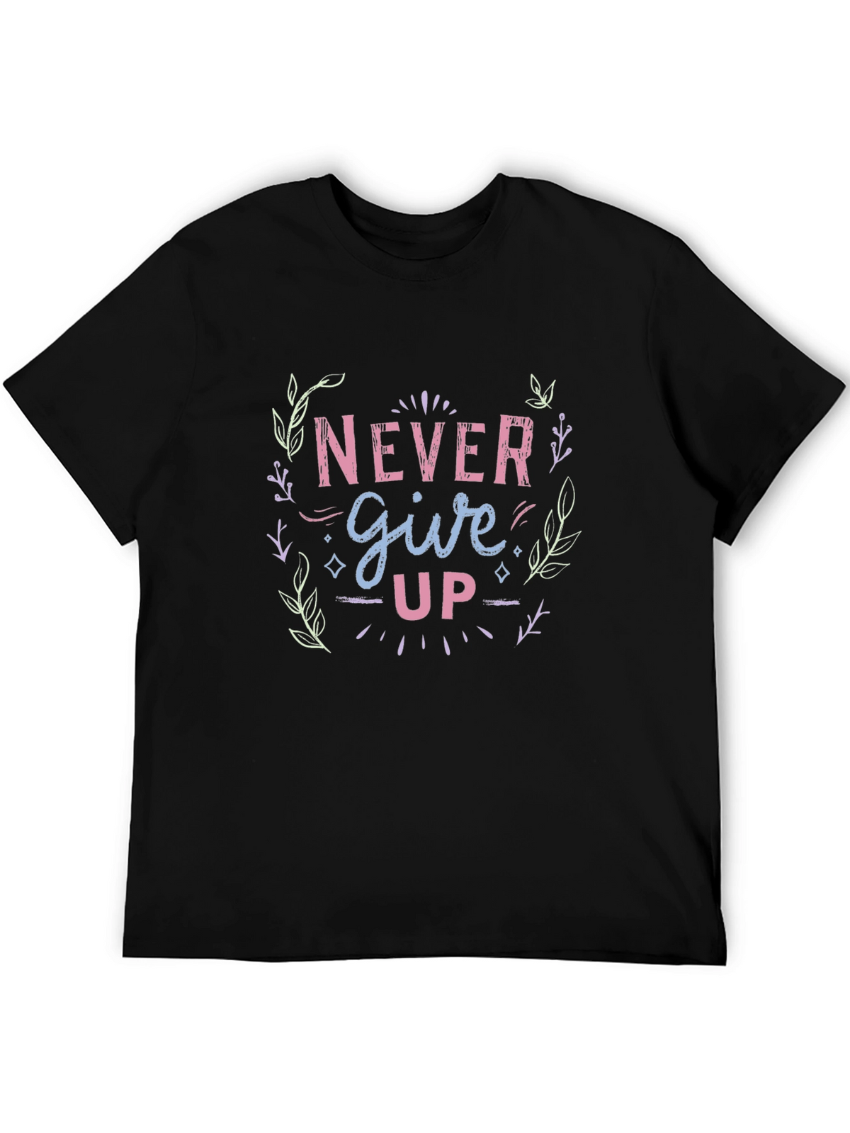 Never Give Up Graphic T-Shirt