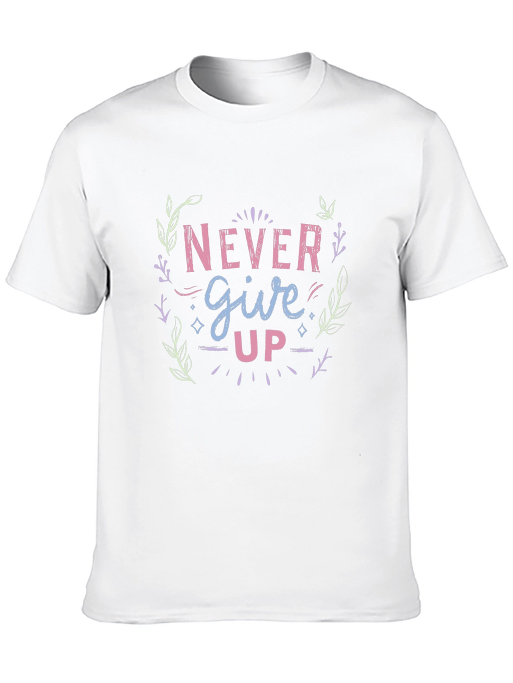 Never Give Up Graphic T-Shirt