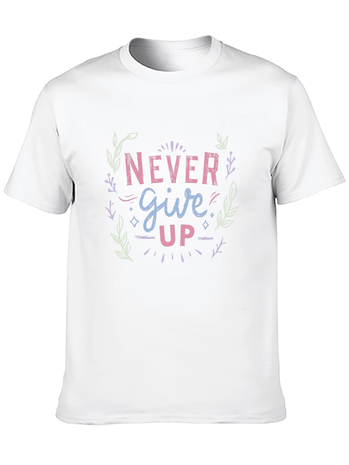Never Give Up Graphic T-Shirt