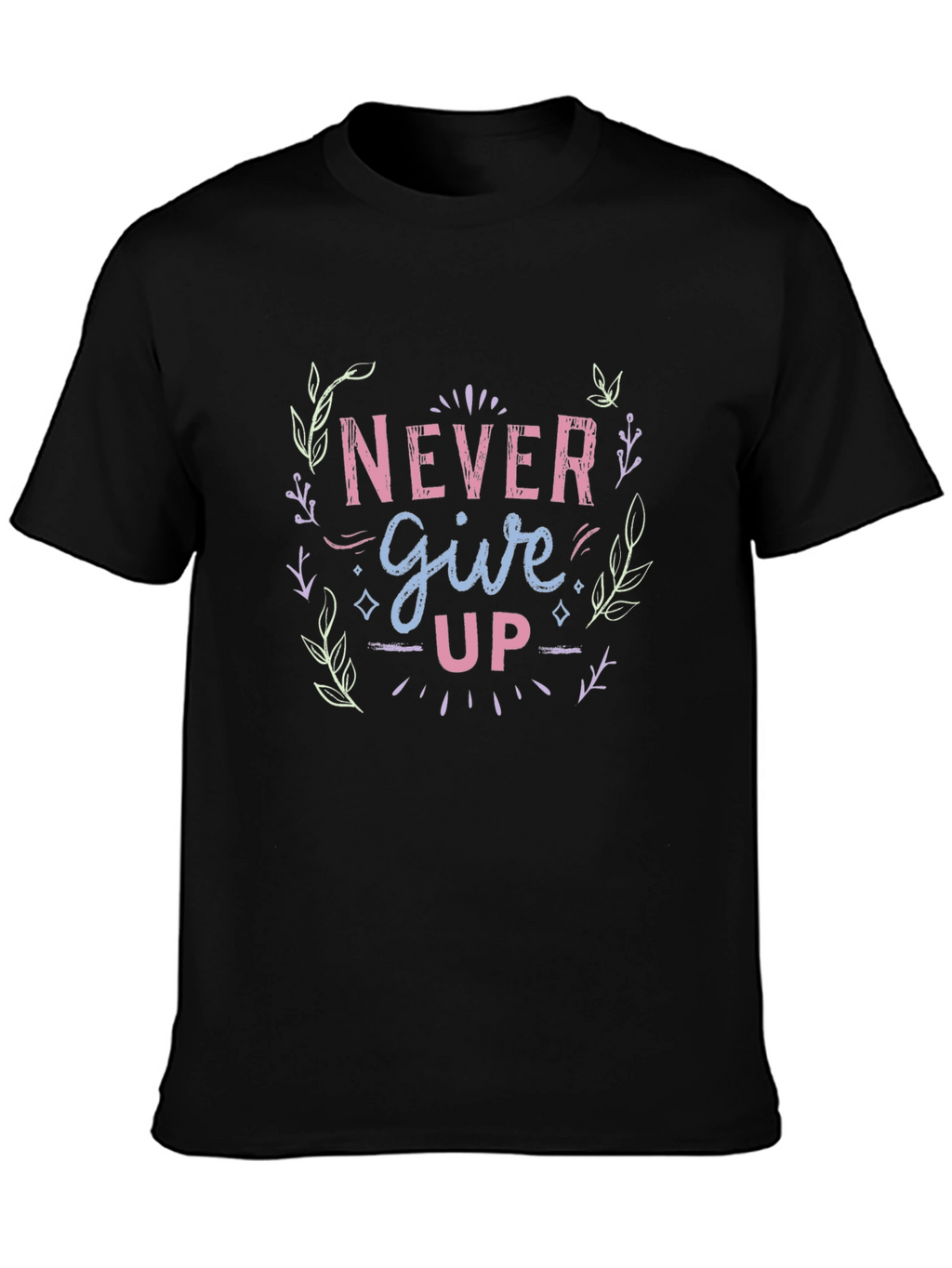 Never Give Up Graphic T-Shirt
