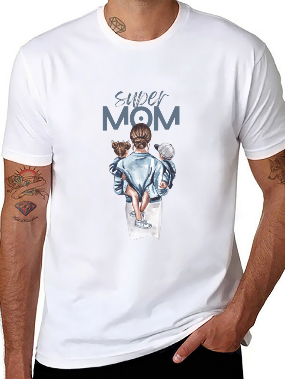Super Mom T-Shirt - Graphic Tee Mothers Day Gift