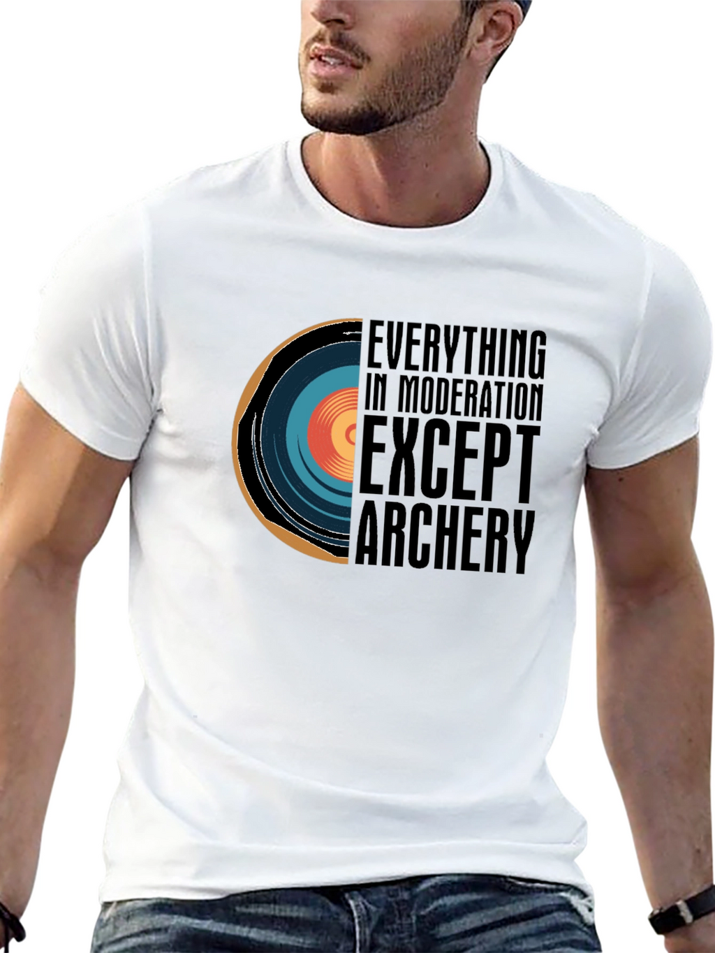 Archery Lovers Tee: Everything in Moderation Except Archery