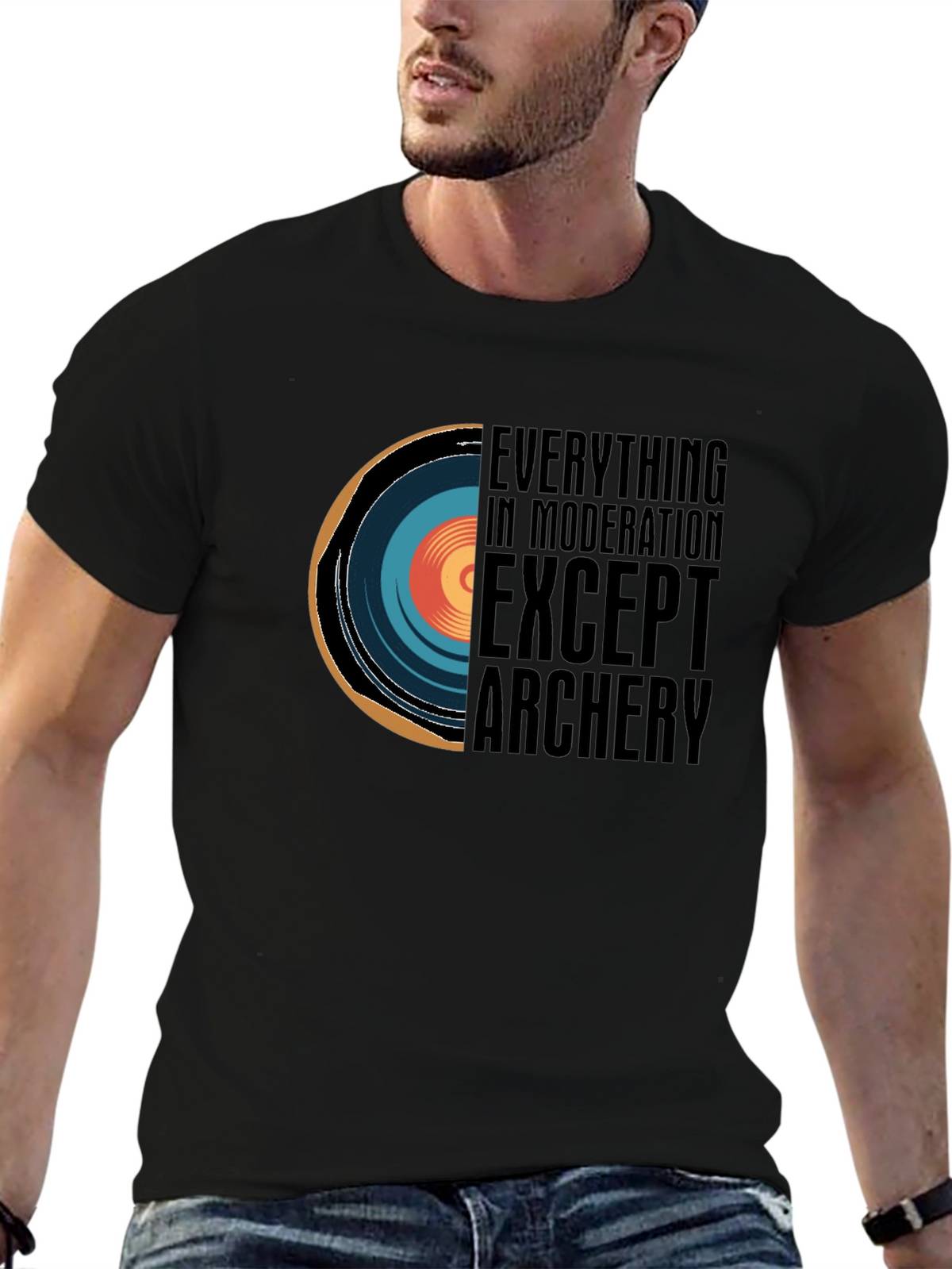Archery Lovers Tee: Everything in Moderation Except Archery