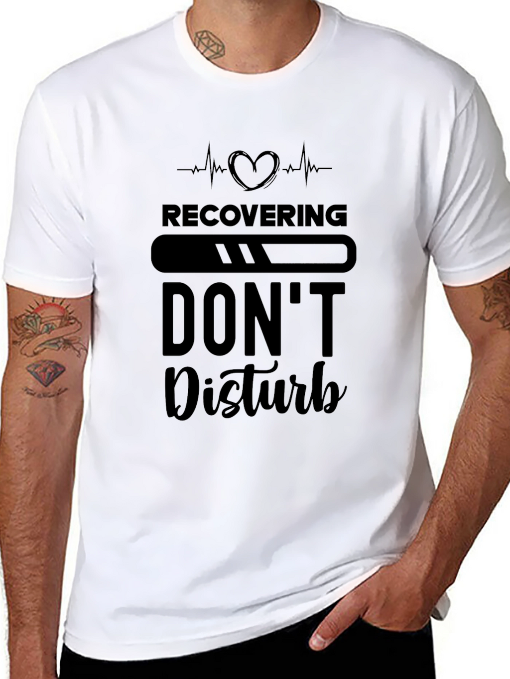 Recovering Dont Disturb Graphic Tee