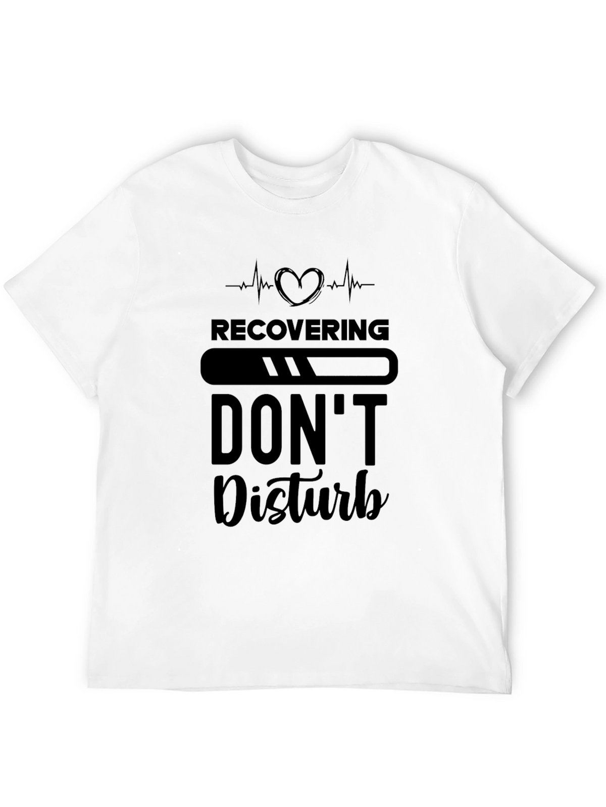 Recovering Dont Disturb Graphic Tee