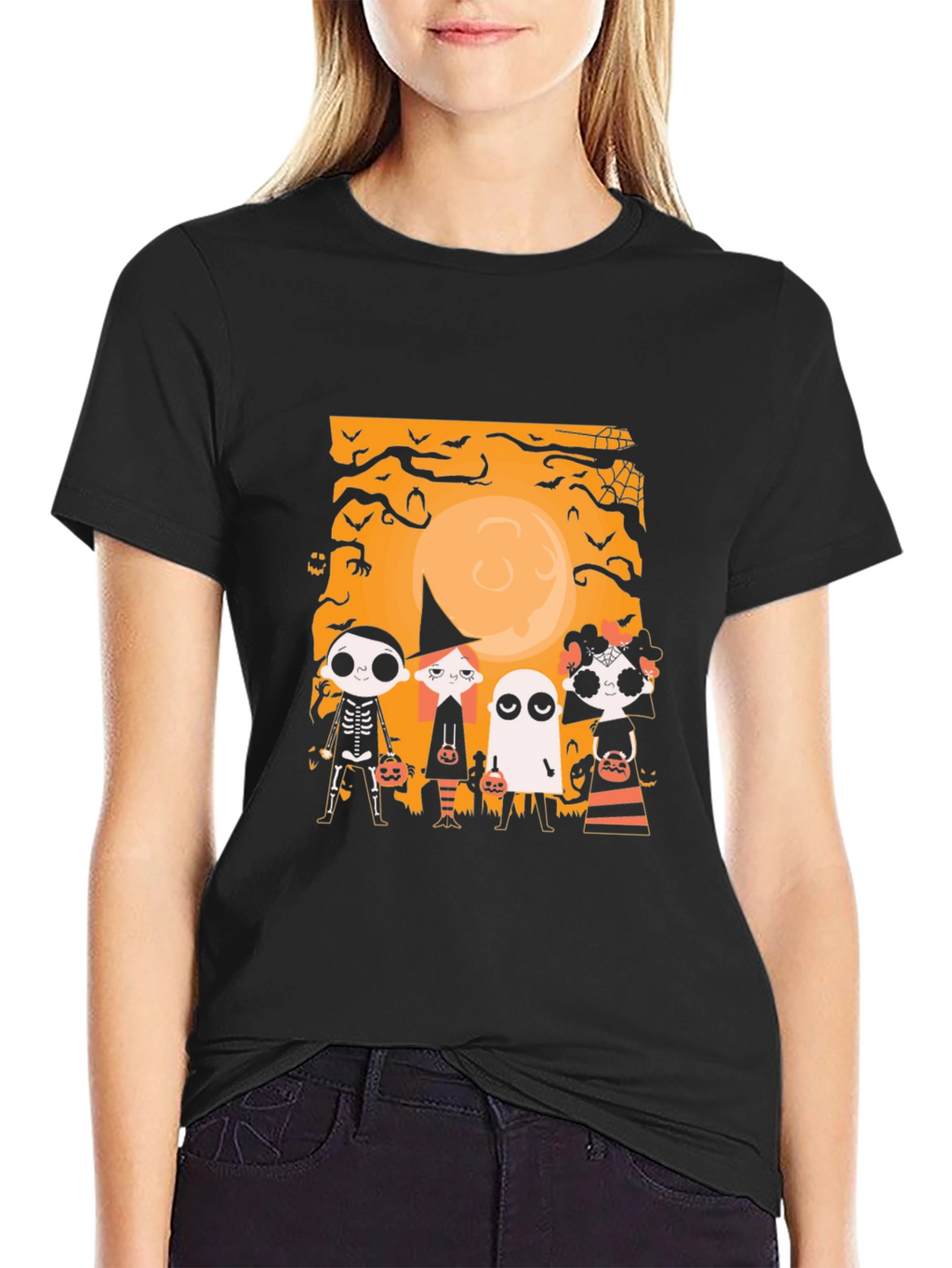 Halloween Crew Neck T-Shirt