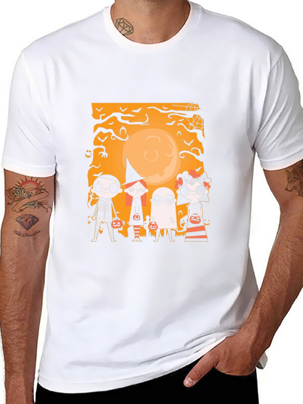 Halloween Crew Neck T-Shirt