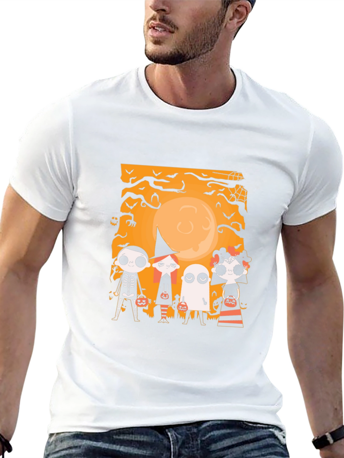 Halloween Crew Neck T-Shirt