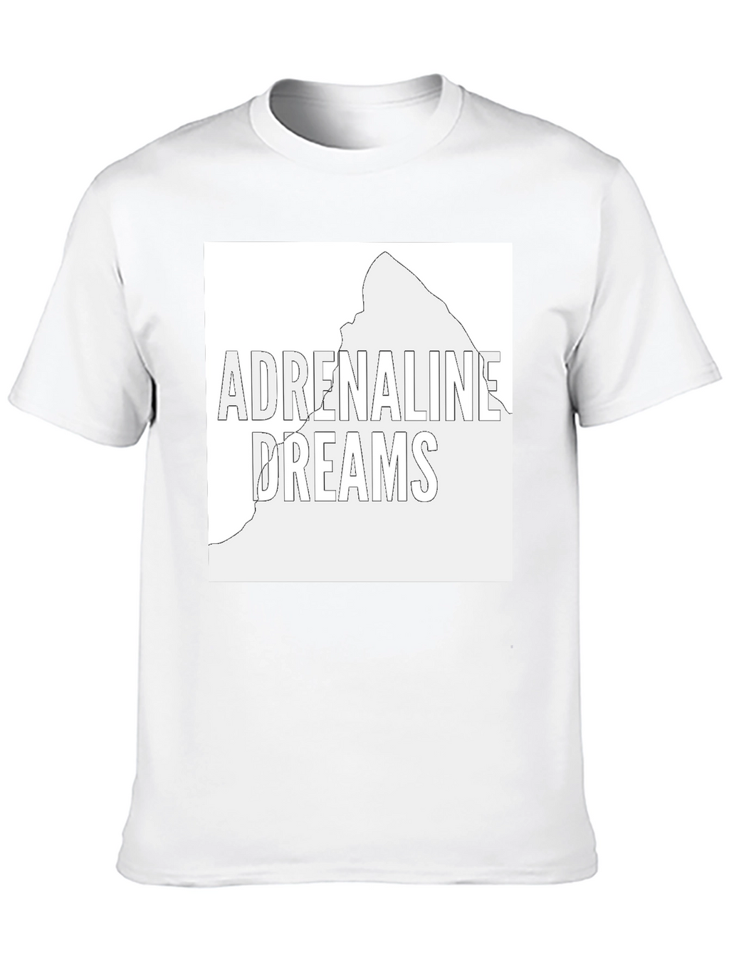 Adrenaline Dreams Graphic Tee - Black Cotton T-Shirt