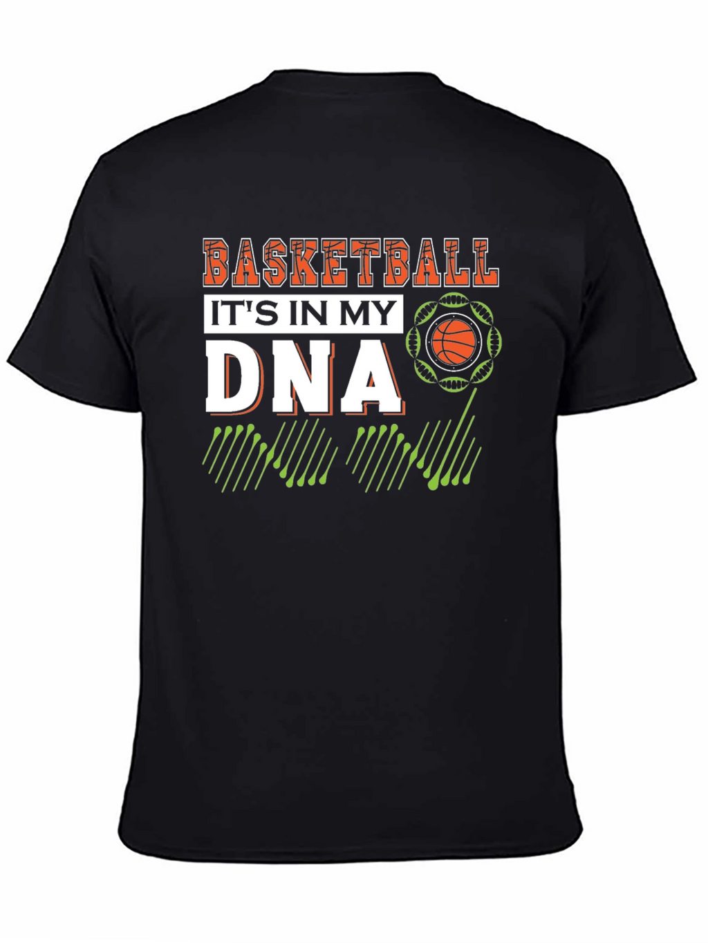 Basketball in my DNA Black T-Shirt