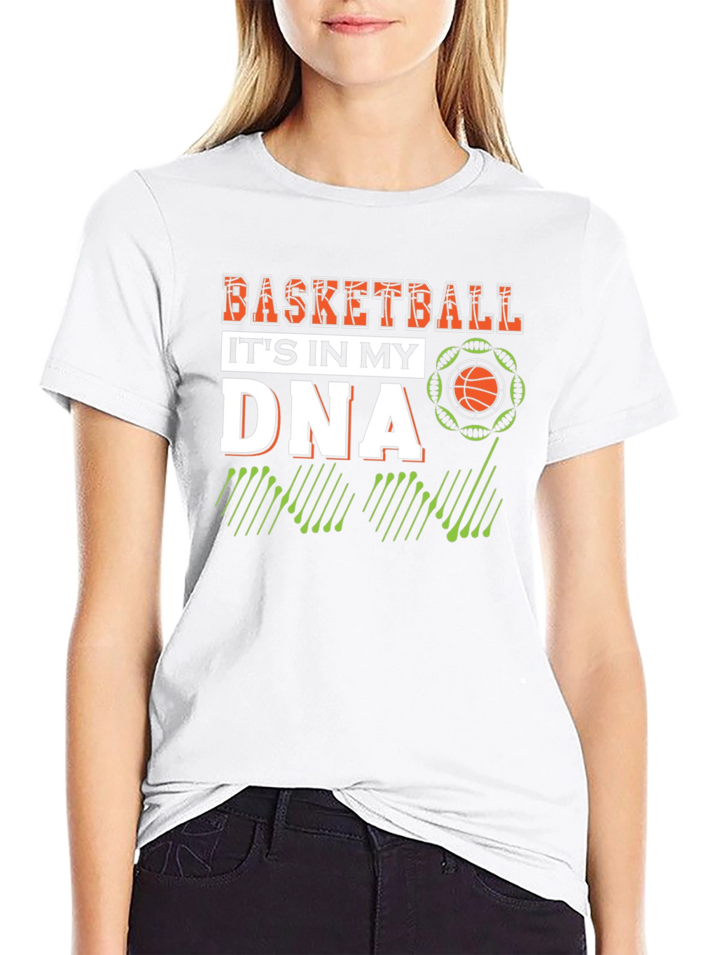 Basketball in my DNA Black T-Shirt