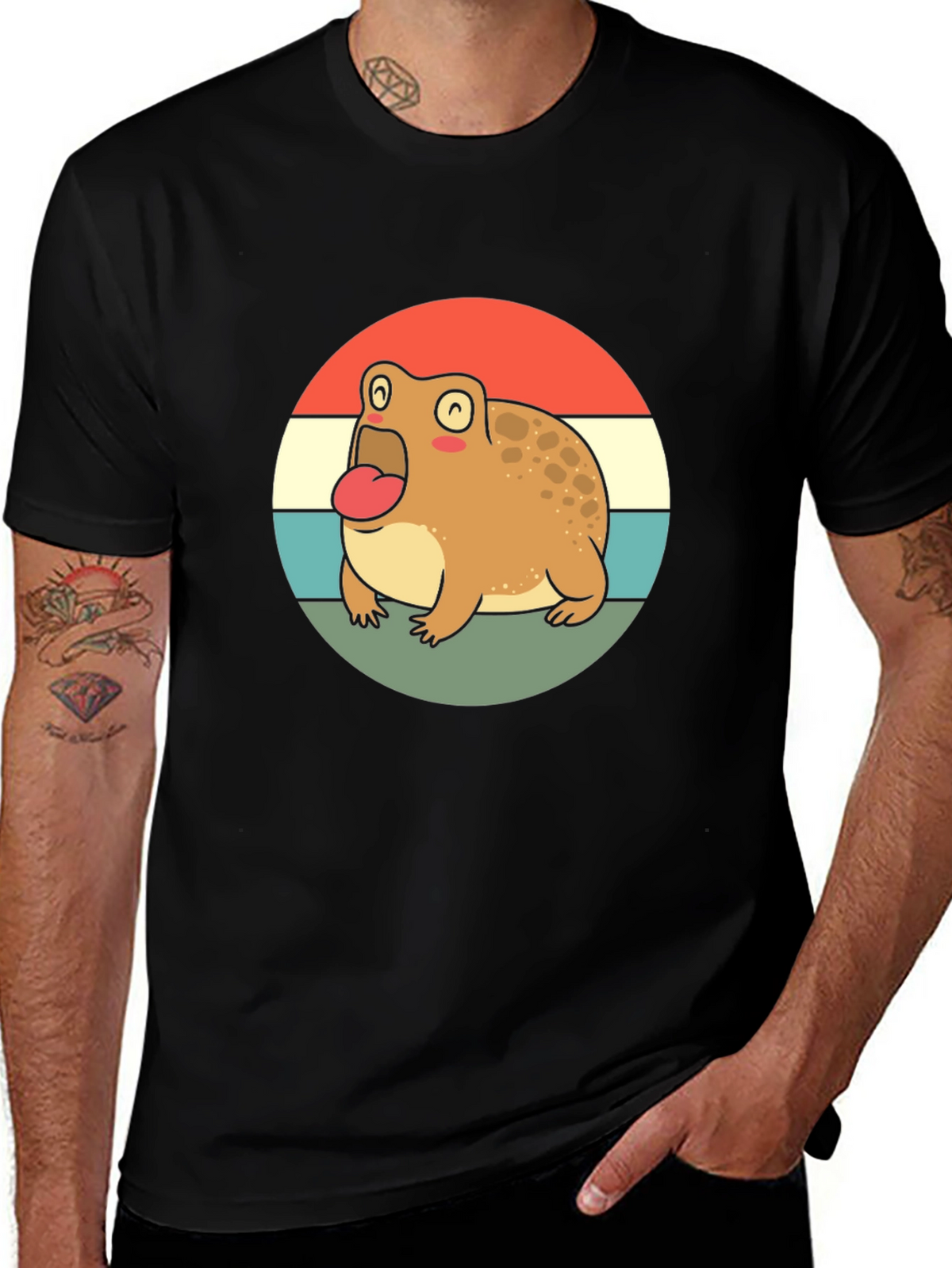 Retro Frog T-Shirt - Cute Cartoon Design