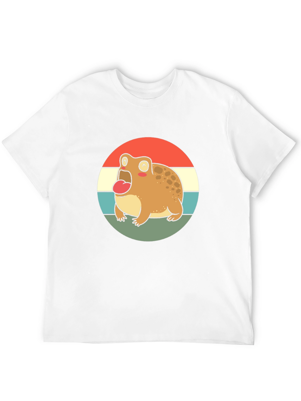 Retro Frog T-Shirt - Cute Cartoon Design