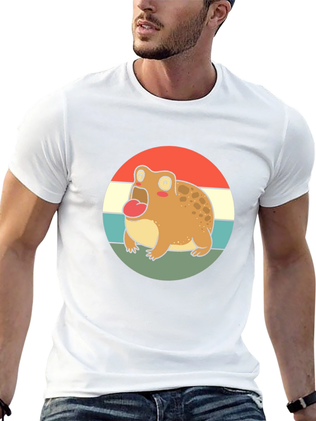 Retro Frog T-Shirt - Cute Cartoon Design