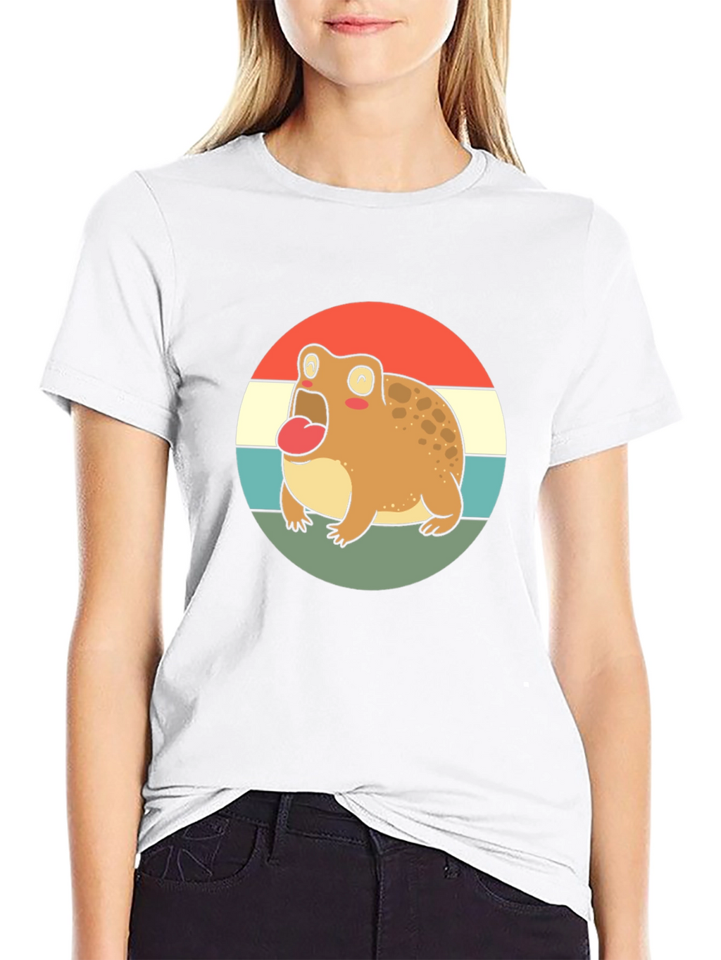 Retro Frog T-Shirt - Cute Cartoon Design