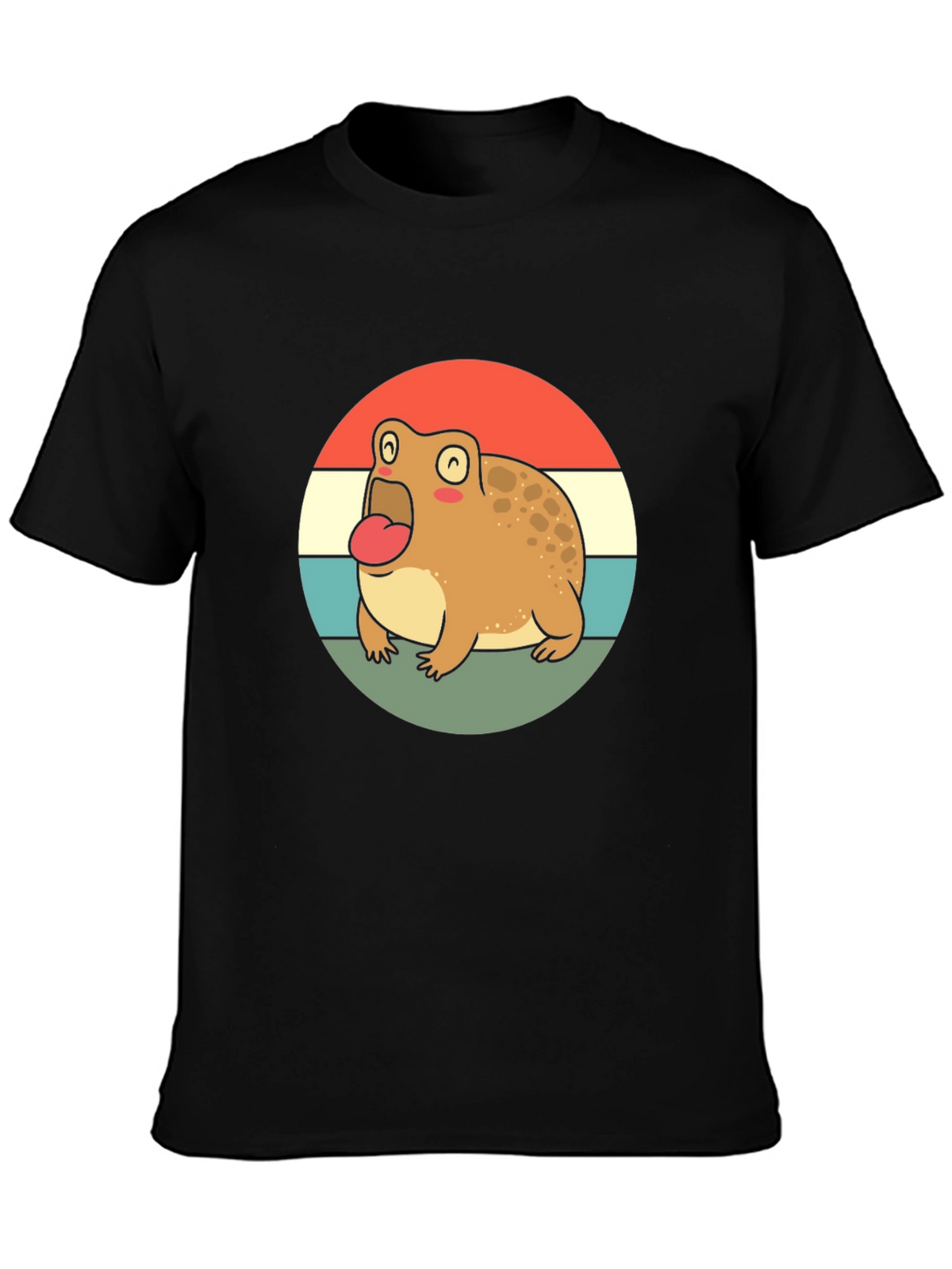 Retro Frog T-Shirt - Cute Cartoon Design