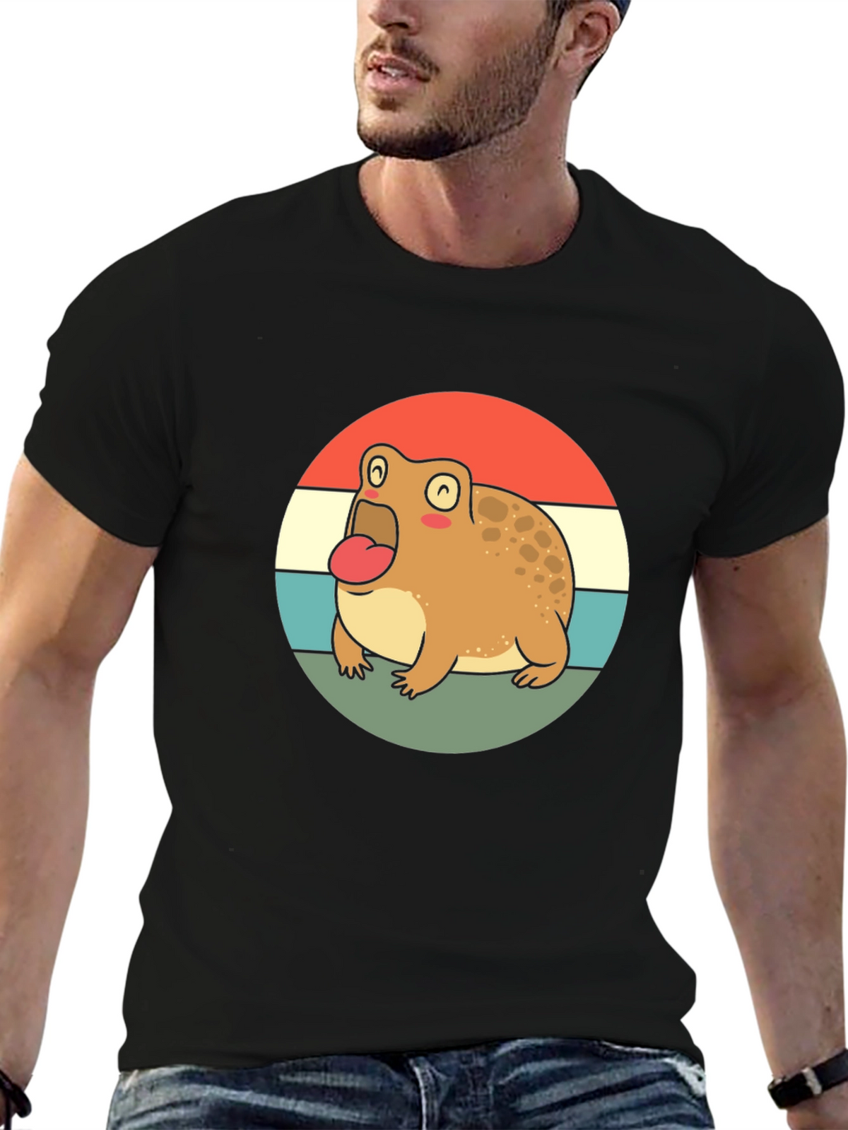 Retro Frog T-Shirt - Cute Cartoon Design