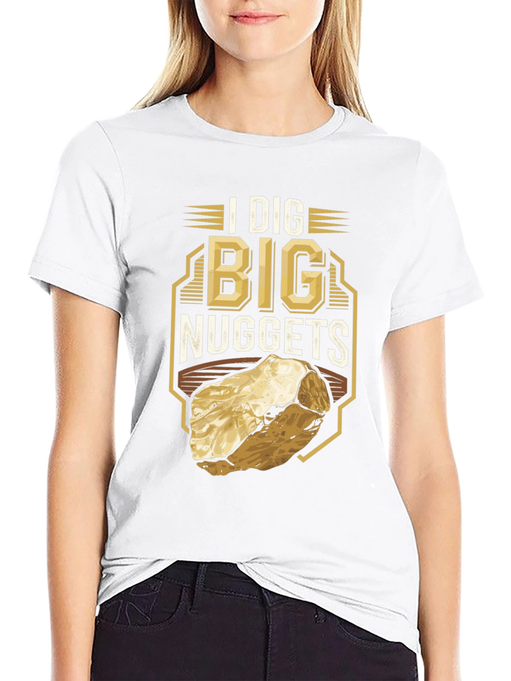 I Dig Big Nuggets T-Shirt - Funny Mining Tee