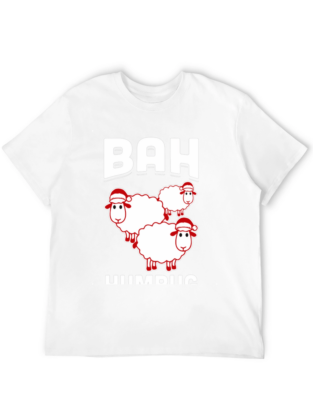 Bah Humbug Sheep Christmas Holiday T-Shirt