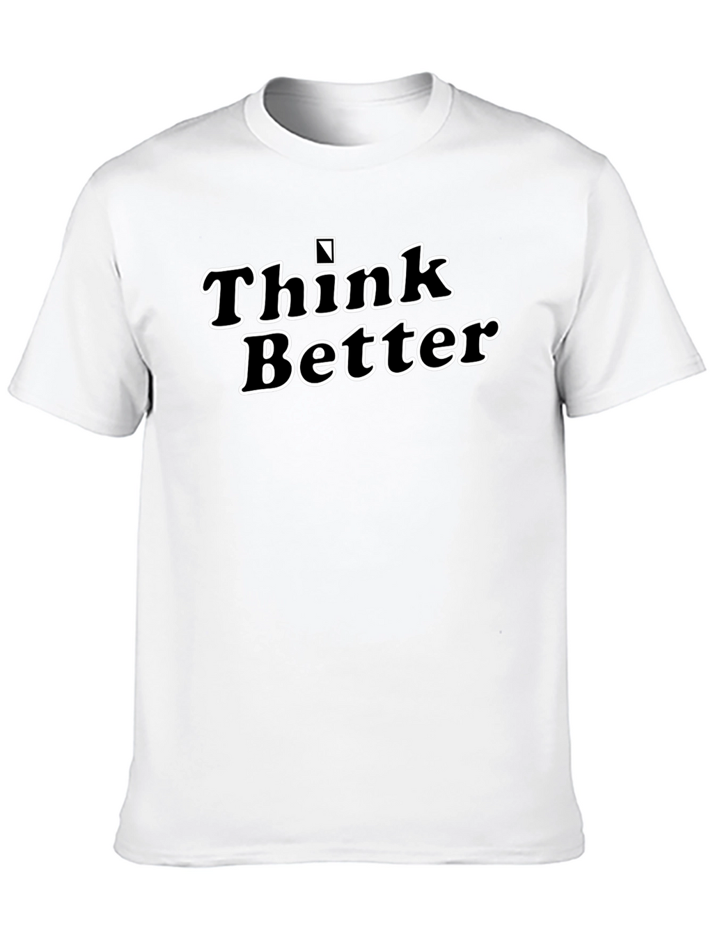 Think Better Black Graphic Tee