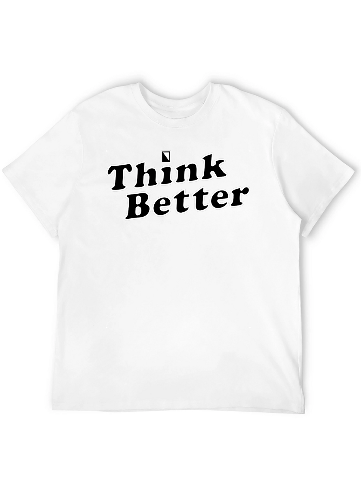 Think Better Black Graphic Tee