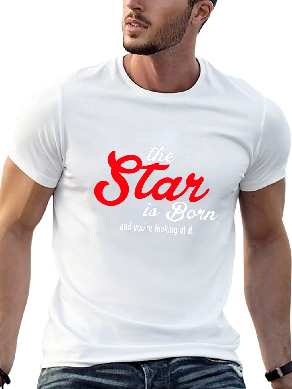 The Star is Born Graphic T-Shirt - Black