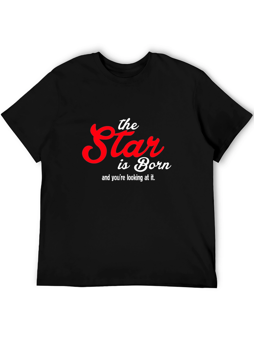The Star is Born Graphic T-Shirt - Black