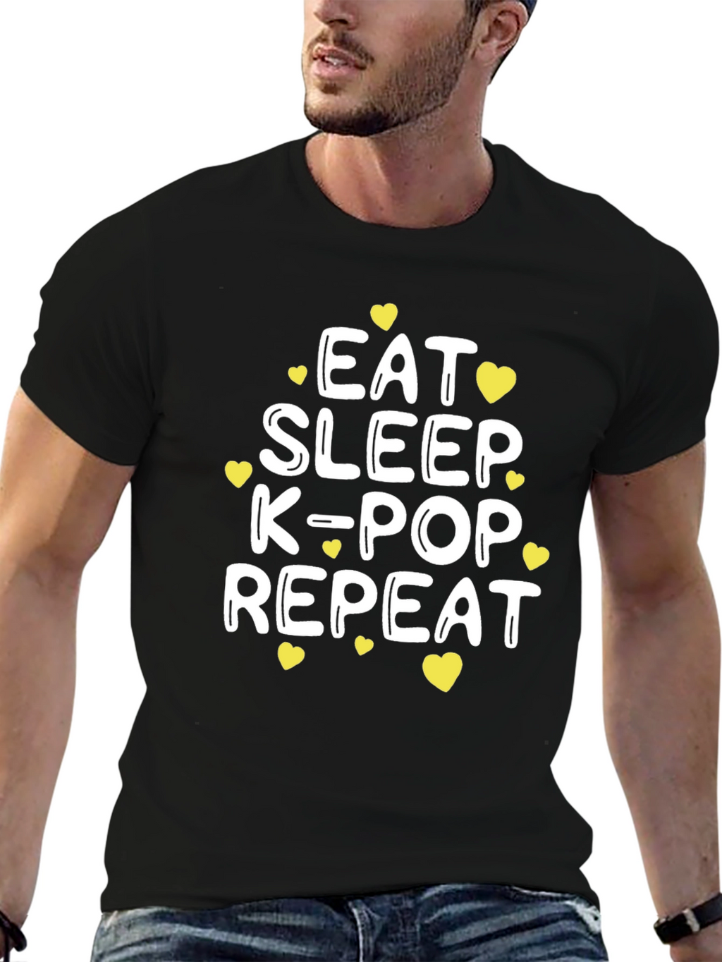 Eat Sleep K-Pop Repeat T-Shirt
