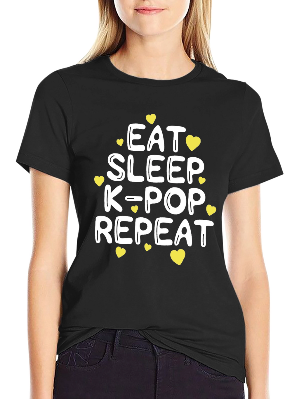 Eat Sleep K-Pop Repeat T-Shirt