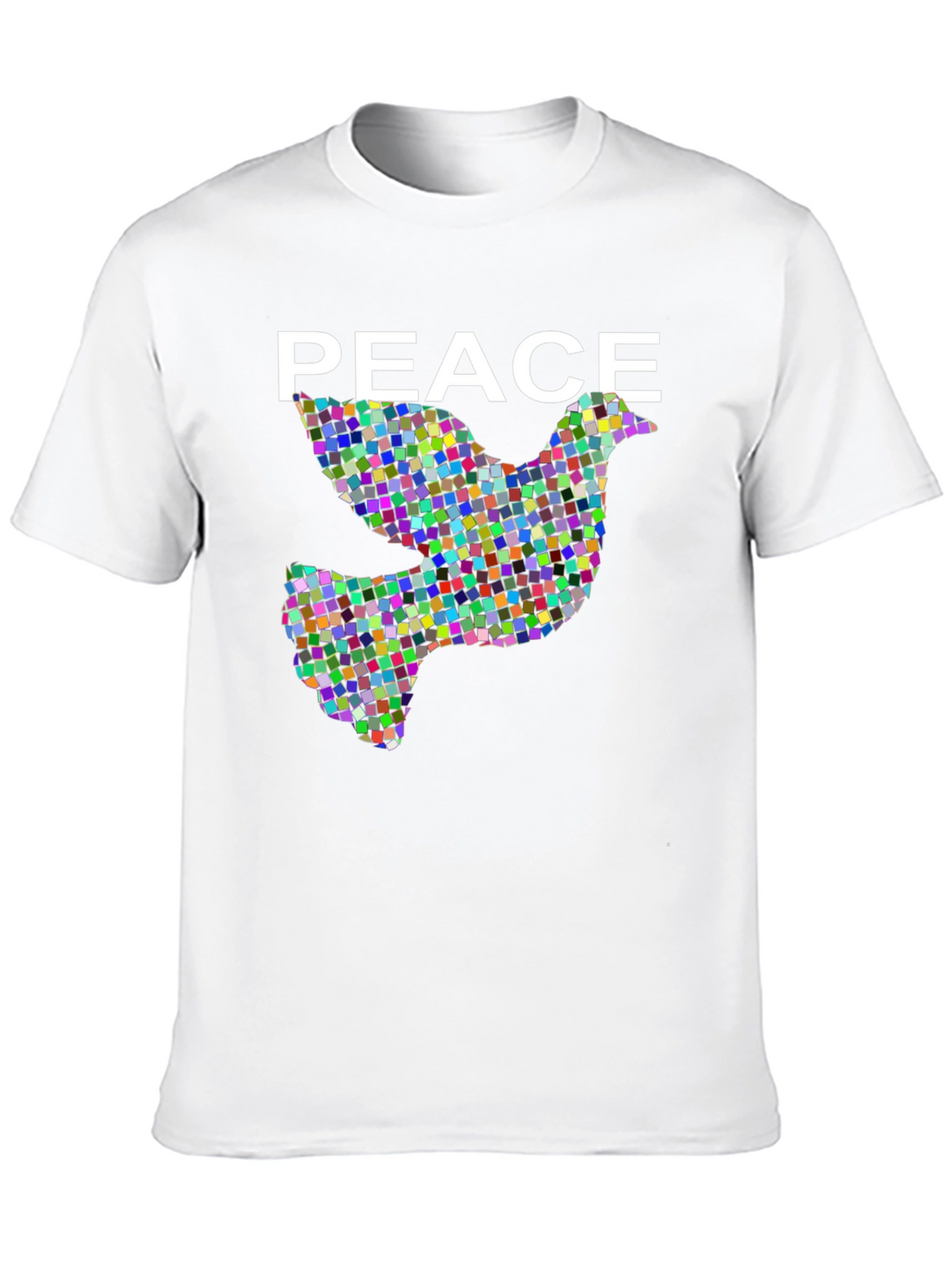 Peace Dove Graphic Black T-Shirt