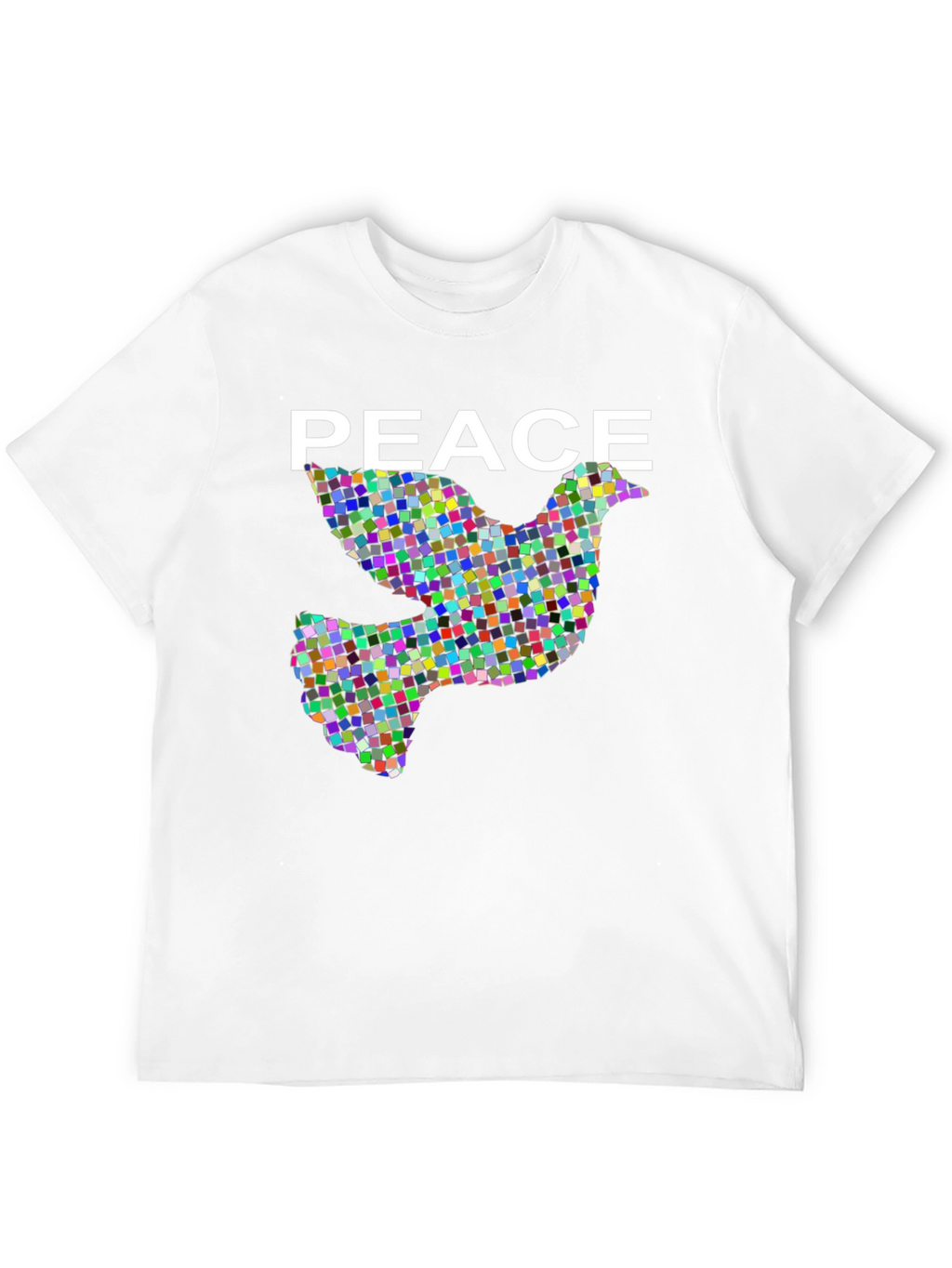 Peace Dove Graphic Black T-Shirt
