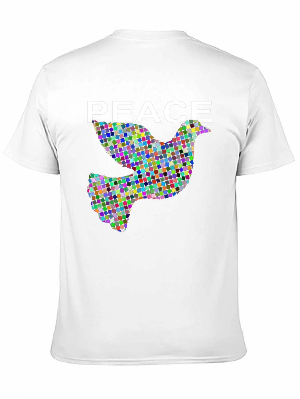 Peace Dove Graphic Black T-Shirt