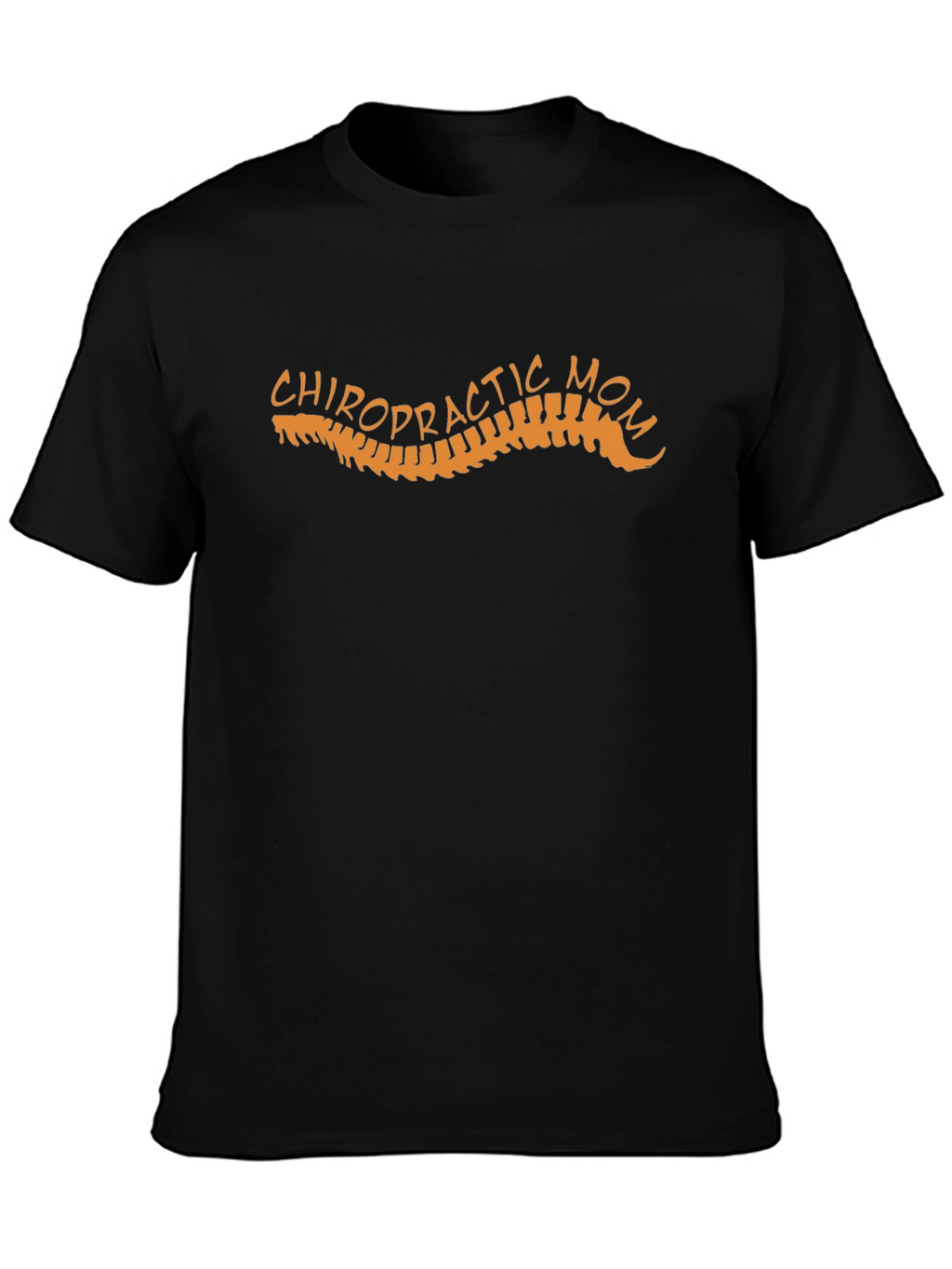 Chiropractic Mom Graphic T-Shirt - Black