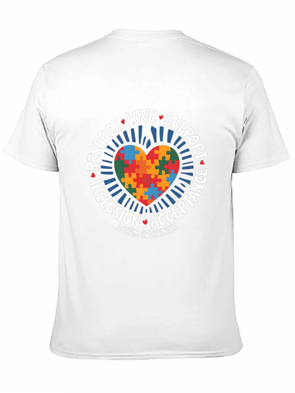 Autism Awareness Puzzle Heart T-Shirt