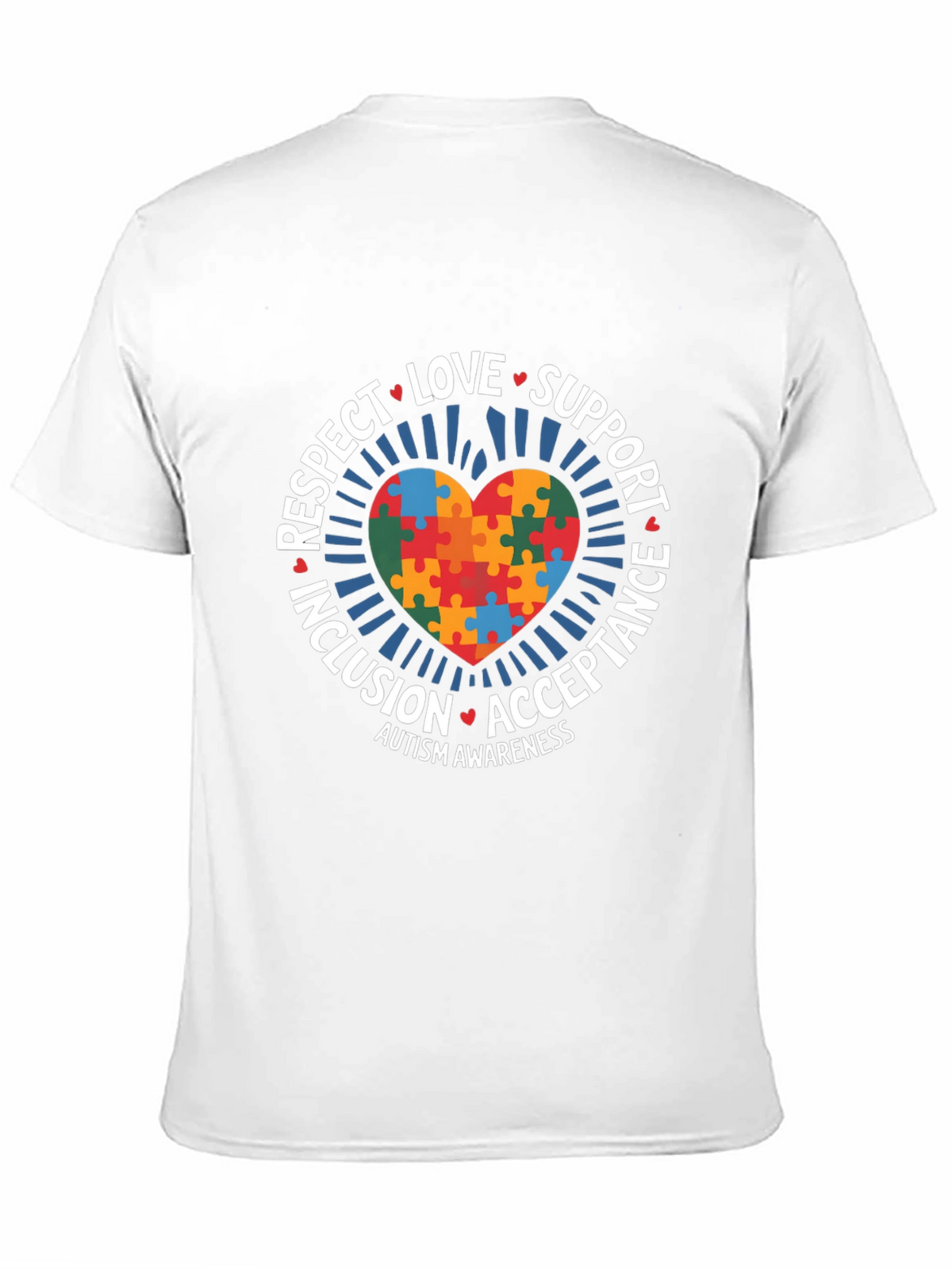 Autism Awareness Puzzle Heart T-Shirt