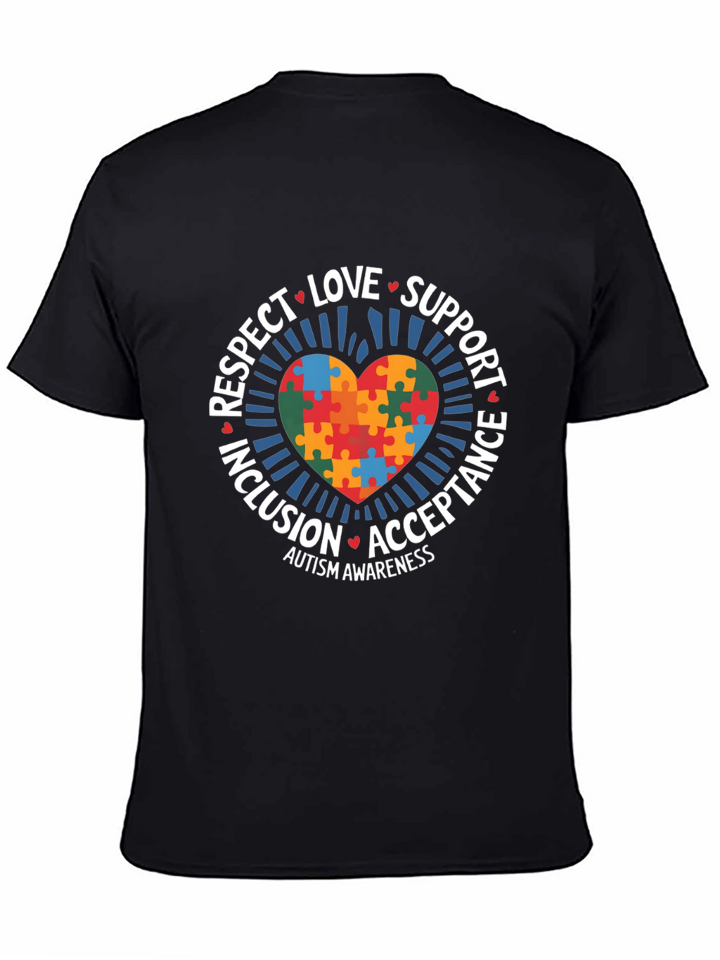 Autism Awareness Puzzle Heart T-Shirt