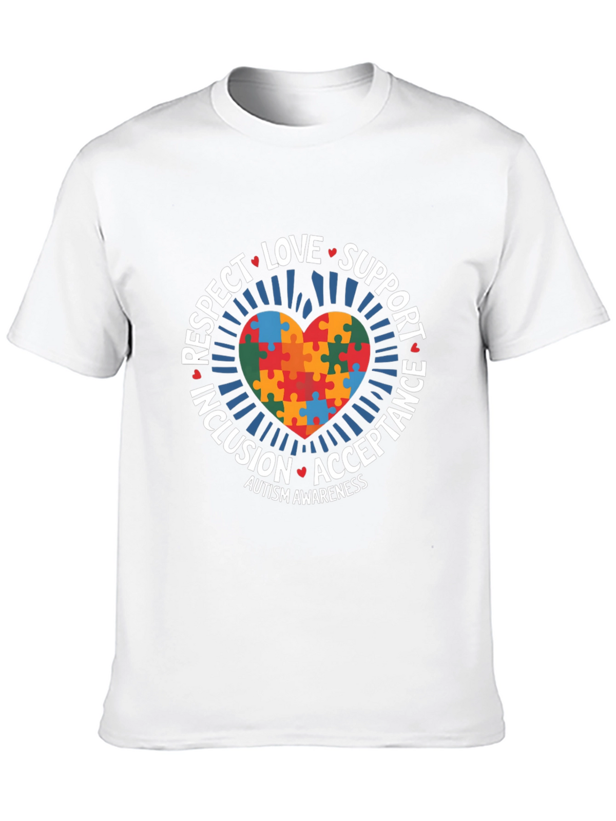 Autism Awareness Puzzle Heart T-Shirt