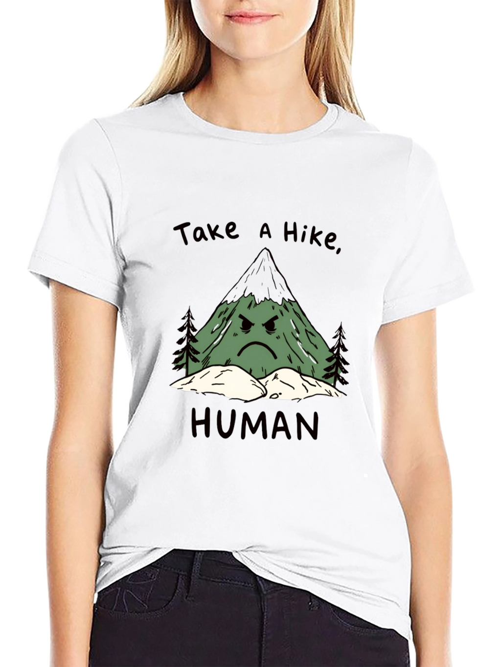 Take a Hike Human Graphic Tee